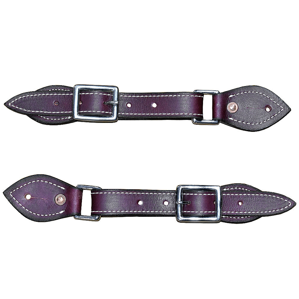 Hilason Western slobber Straps American Genuine Leather Tan