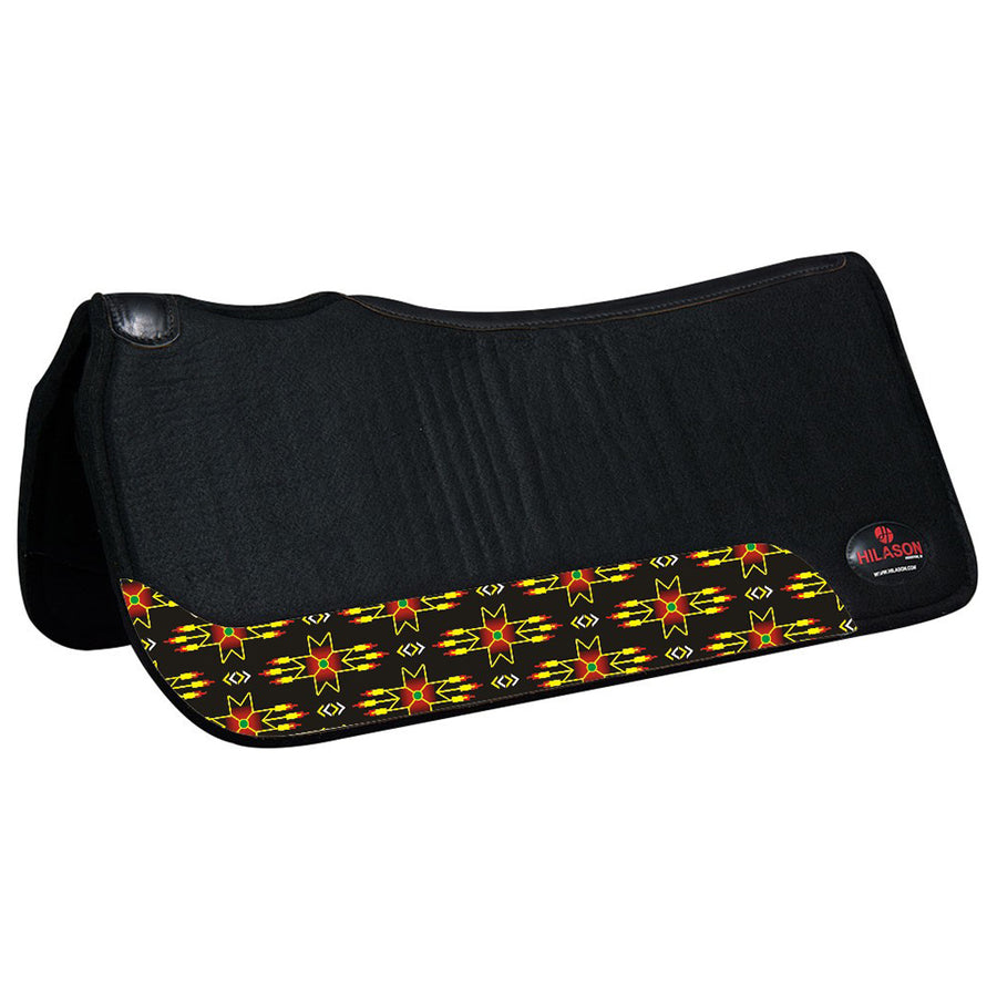 HILASON 31 In X 30 In Western Horse 100% Wool Felt Saddle Pad
