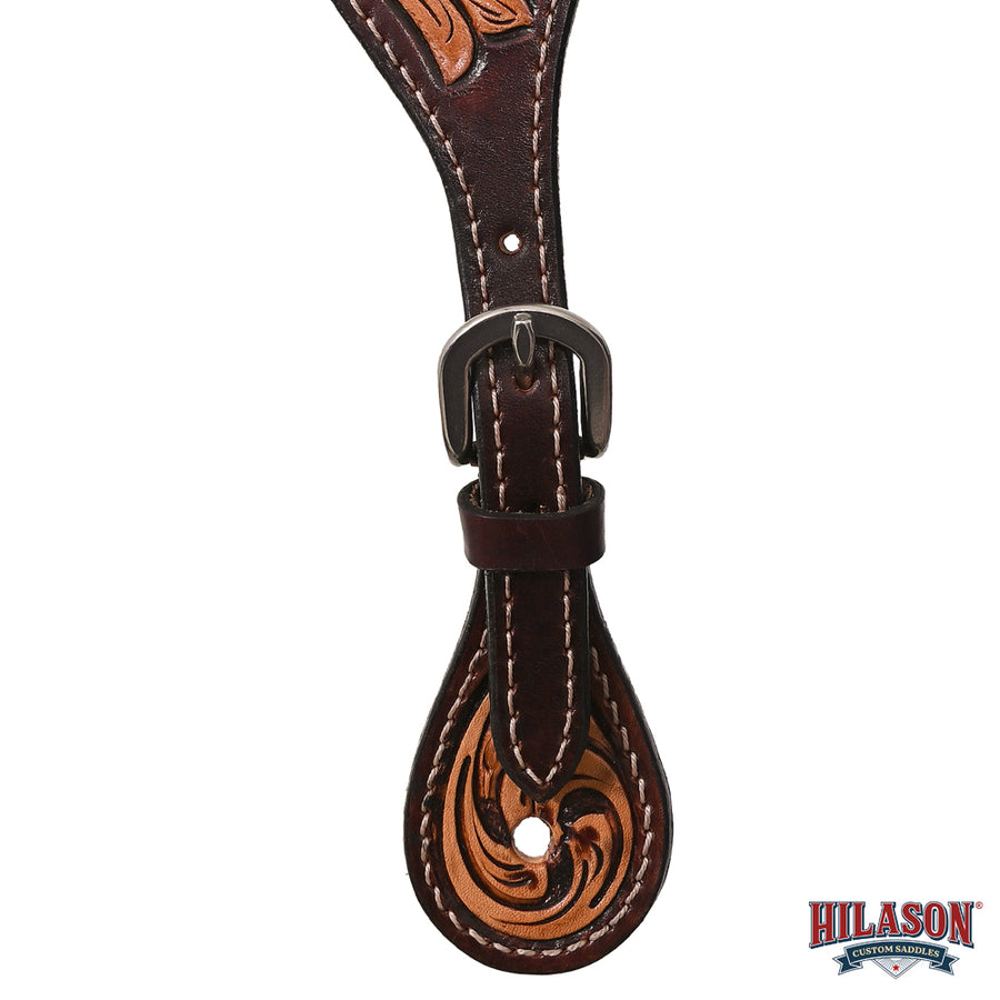 HILASON Hand-Tooled Leather Spur Straps for Men & Women – Western Design, Adjustable Fit