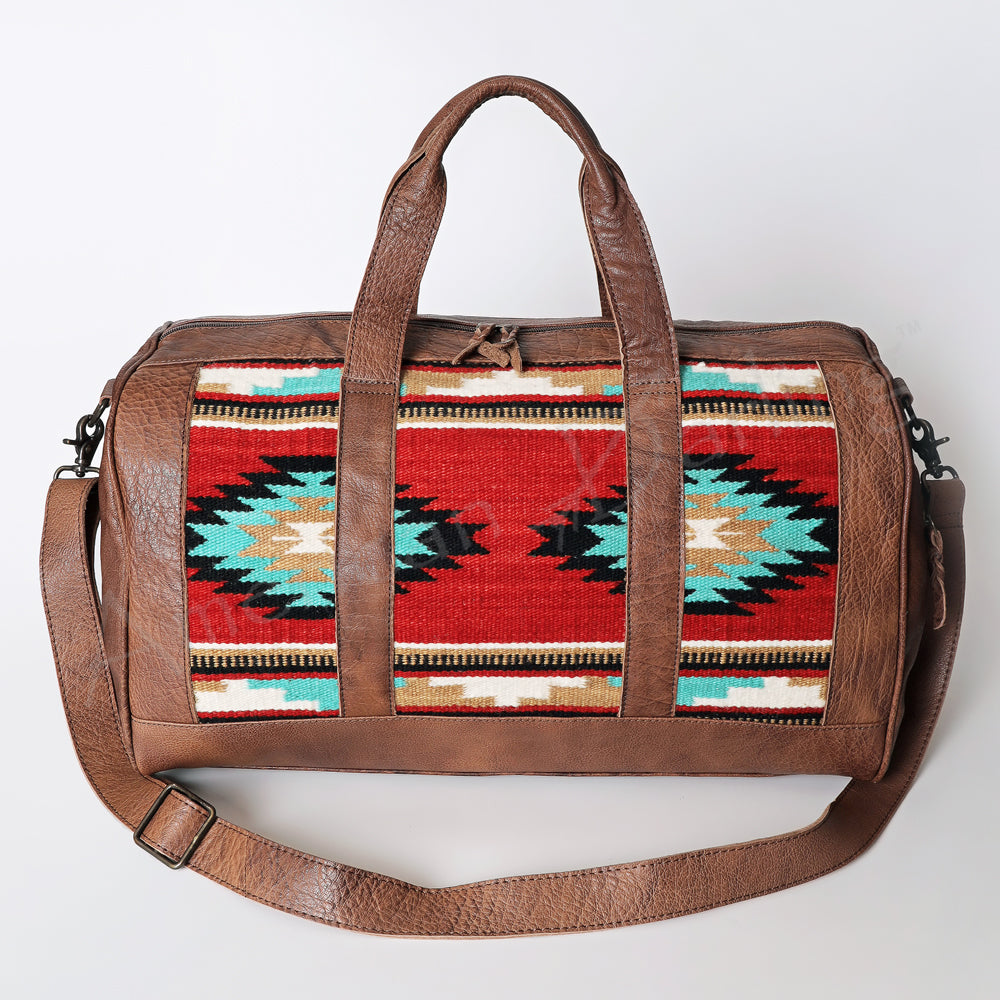 American Darling Duffel Hair On Genuine Leather Women Bag Western Handbag Purse