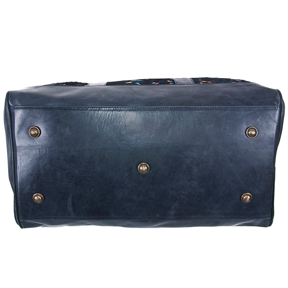 American Darling Duffel Hair On Genuine Leather Western Women Bag | Handbag Duffle Weekend Travel Bags for