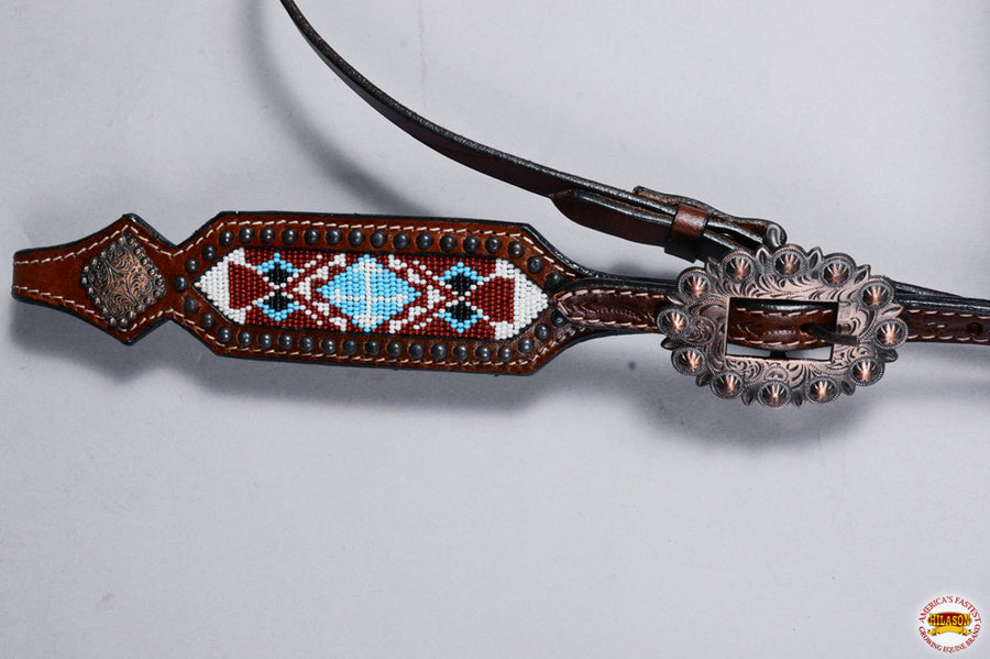 HILASON Western Horse Headstall American Leather Brown | Bridle