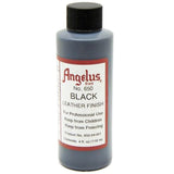 Angelus Leather Dye Shoes Boots Belts Coats Furniture Crafts Jet Black