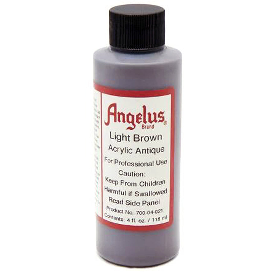 Light brown acrylic antique paint bottle - Uhorse