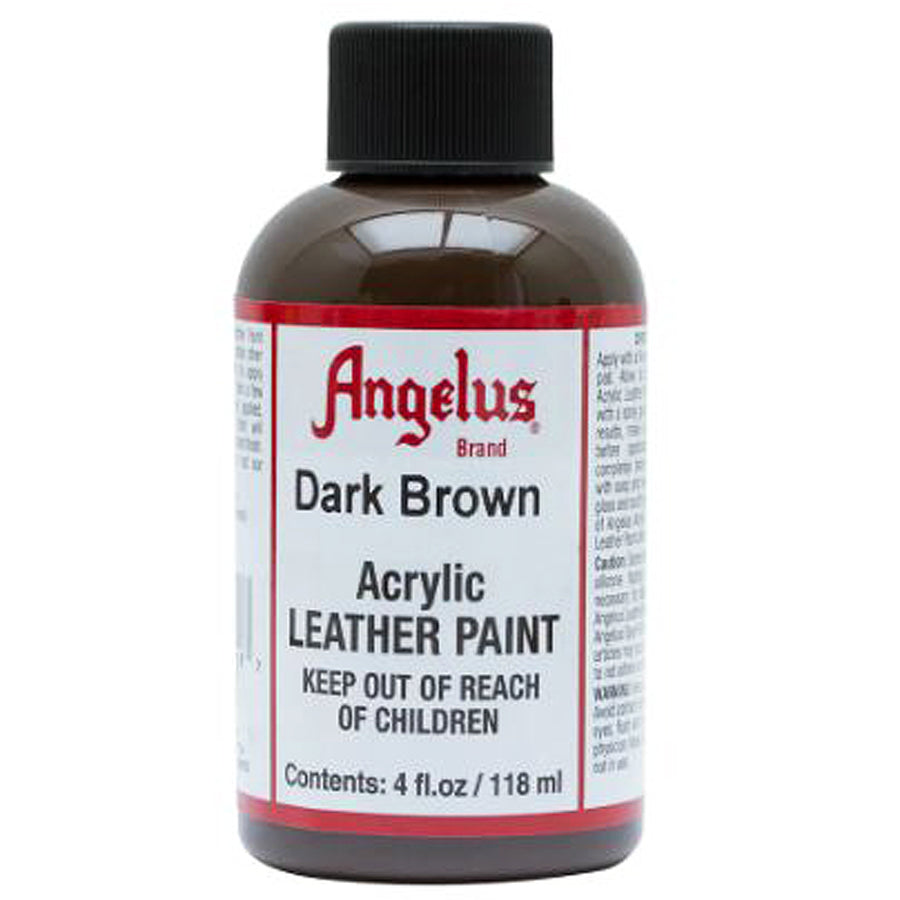 Dark brown acrylic leather paint bottle - Uhorse