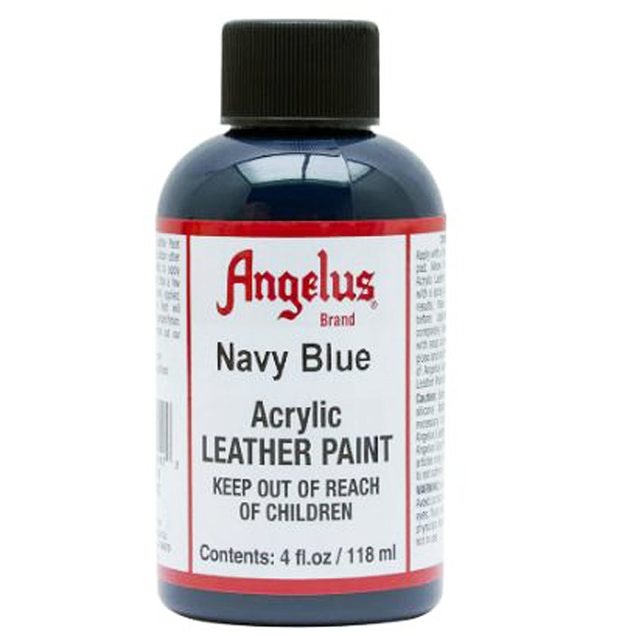 Navy blue acrylic leather paint bottle - Uhorse