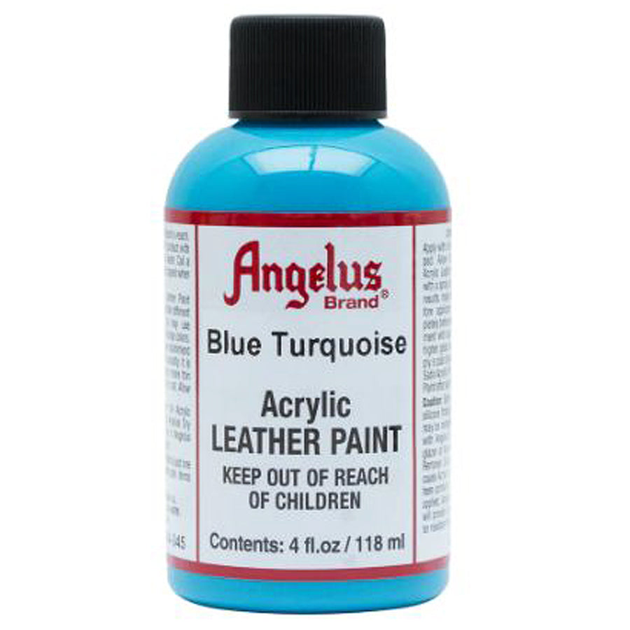 Blue turquoise acrylic leather paint - Uhorse