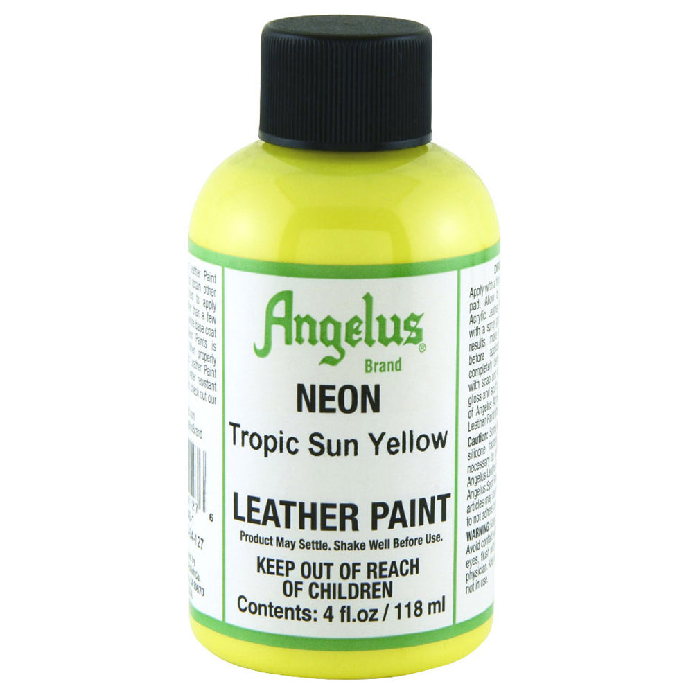 Angelus Neon Acrylic Leather Paint 4 Oz.