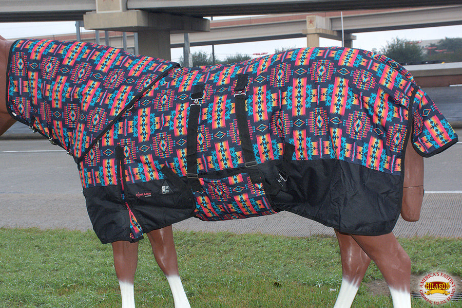 HILASON 1200D Waterproof Winter Horse Blanket Neck Cover Belly Wrap | Turnout Blankets for Horses