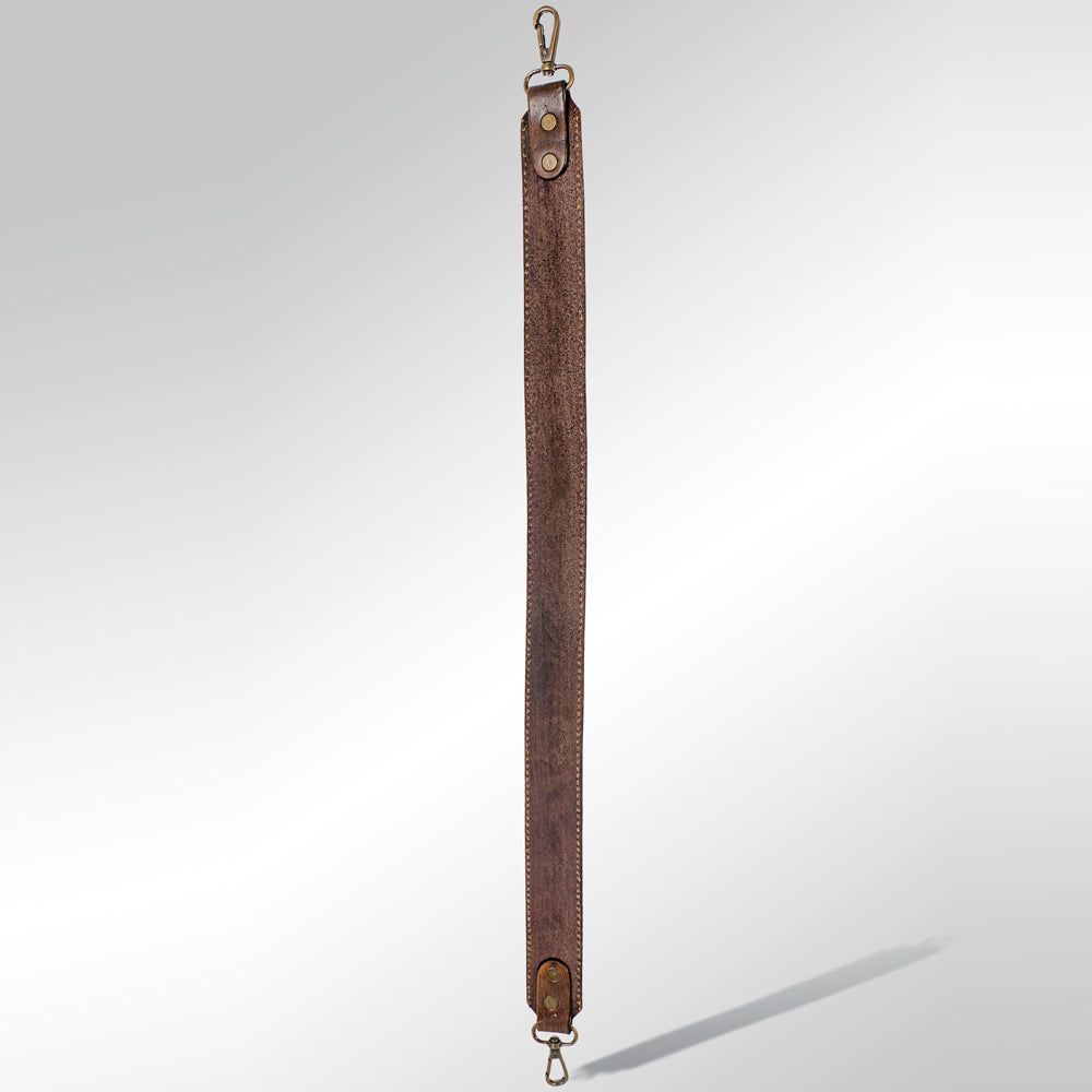 American Darling ADBT106-28 Hand Tooled Genuine Leather Crossbody Handle Strap For Bags