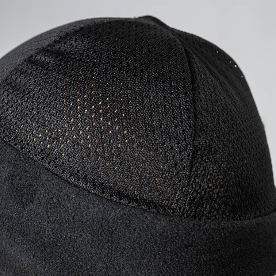 Large (57- 59 cm) Back On Track Fleece Headband with Mesh Top Black