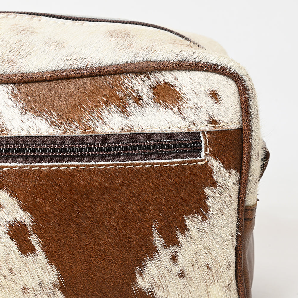 American Darling Hand Tooled Hair On Genuine Leather Women Bag Western Handbag Purse