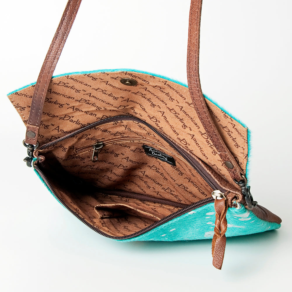 American Darling Envelope Hair on Genuine Leather Western Women Bag Handbag Purse | for Cute