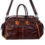 American Darling Tote Saddle Blanket Genuine Leather Western Women Bag Handbag Purse | Western Tote Bag | Travel Tote Bags | College Tote Bag | Casual Tote Bag | 8in (H) X 12in (W) X 4in (D)