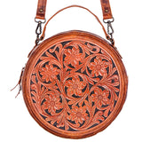 American Darling Hand Tooled Genuine Leather Women Bag Western Handbag Purse
