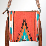 American Darling Cross Body Hand Tooled Saddle Blanket Genuine Leather Western Women Bag Handbag Purse | Crossbody for |Cute