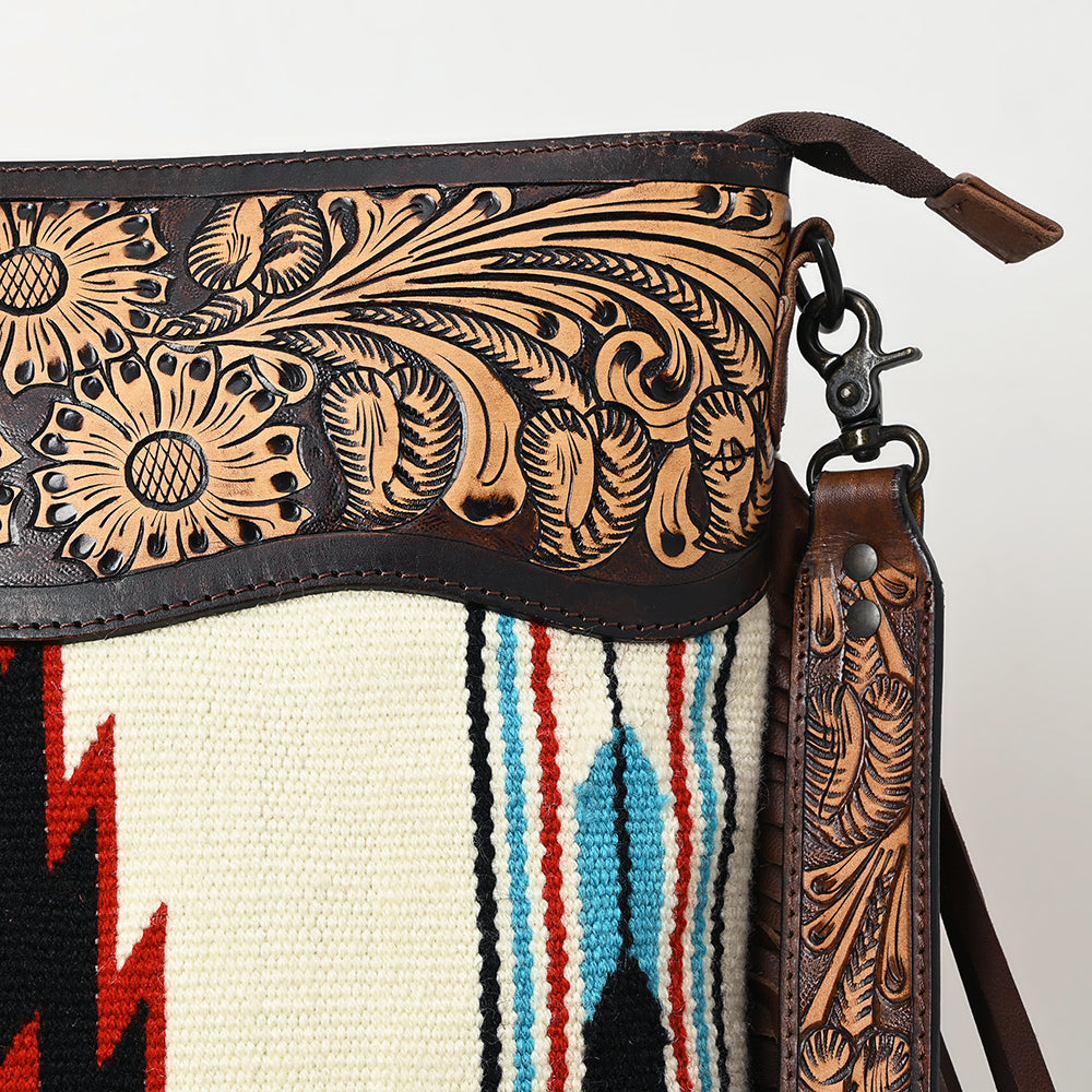 American Darling Cross Body Hand Tooled Saddle Blanket Genuine Leather Western Women Bag Handbag Purse | Crossbody for |Cute