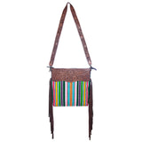 American Darling Cross Body Hand Tooled Saddle Blanket Genuine Leather Western Women Bag Handbag Purse | Crossbody for |Cute