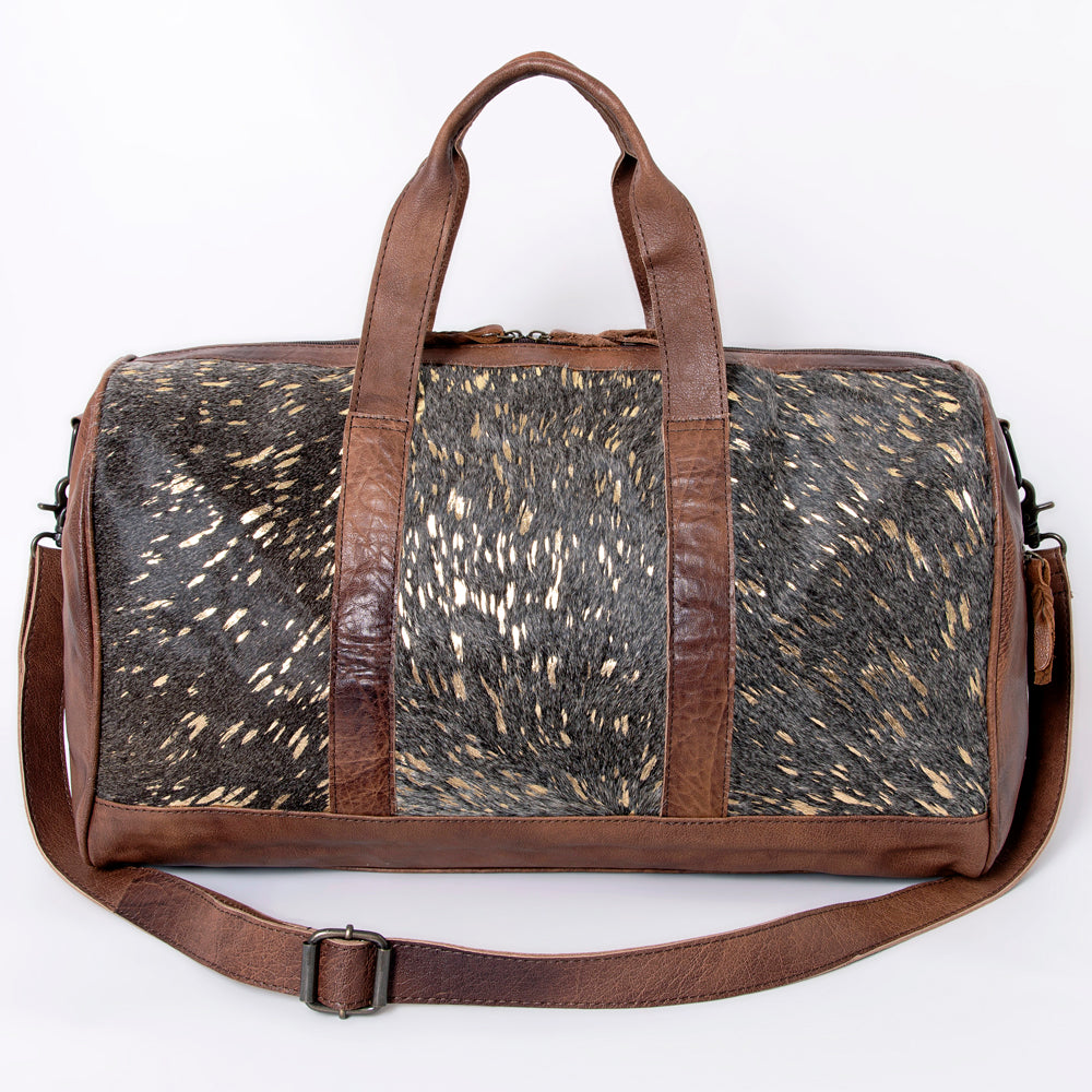 American Darling Duffel Hair On Genuine Leather Western Women Bag | Handbag Duffle Weekend Travel Bags for