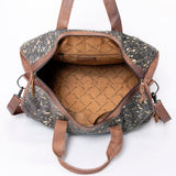 American Darling Duffel Hair On Genuine Leather Western Women Bag | Handbag Duffle Weekend Travel Bags for