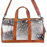American Darling Duffel Hair On Genuine Leather Western Women Bag | Handbag Duffle Weekend Travel Bags for