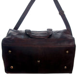 American Darling ADBG474BRWBK Duffel Hair On Genuine Leather Women Bag Western Handbag Purse