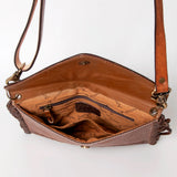 American Darling Tote Saddle Blanket Genuine Leather Western Women Bag Handbag Purse | Western Tote Bag | Travel Tote Bags | College Tote Bag | Casual Tote Bag | 14in (H) X 16in (W) X 4in (D)