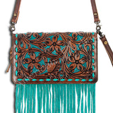 American Darling Organiser Hair On Genuine Leather women bag western handbag purse