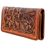 American Darling ADBG486A Wallet Hand Tooled Genuine Leather Women Bag Western Handbag Purse