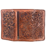 American Darling ADBG486A Wallet Hand Tooled Genuine Leather Women Bag Western Handbag Purse