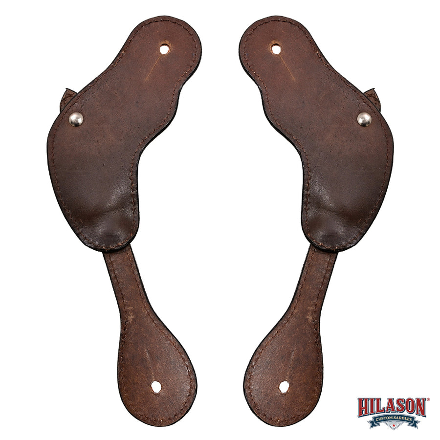 HILASON Hand-Tooled Leather Spur Straps for Men & Women – Western Design, Adjustable Fit