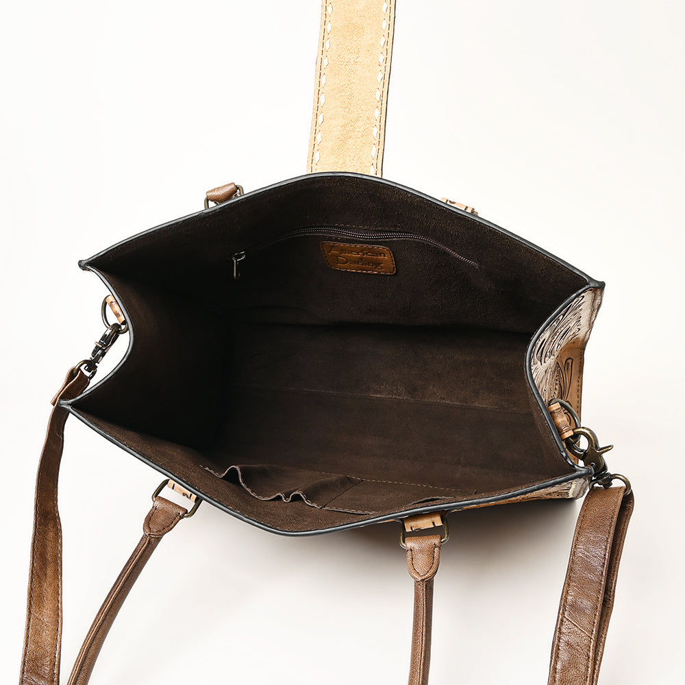 American Darling Tote Hand Tooled Genuine Leather Western Women Bag Handbag Purse | Travel Bags College Casual