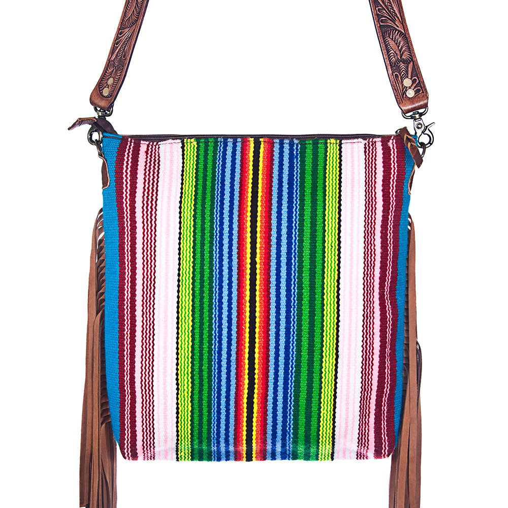 American Darling Cross Body Hand Tooled Saddle Blanket Genuine Leather Western Women Bag Handbag Purse | Crossbody for |Cute