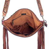 American Darling Cross Body Hand Tooled Saddle Blanket Genuine Leather Western Women Bag Handbag Purse | Crossbody for |Cute