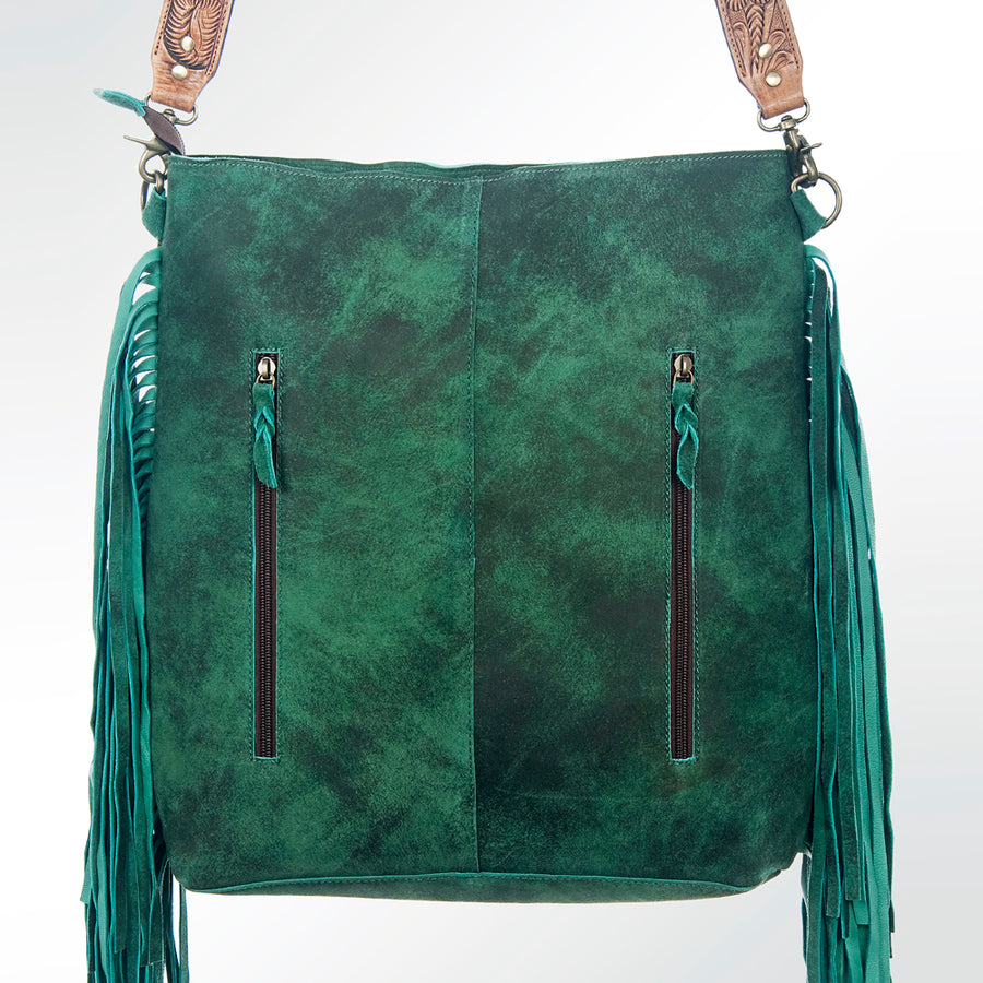 American Darling Large Crossbody Hand Tooled Genuine Leather Western Women Bag Handbag Purse | Crossbody for |Cute
