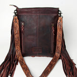 American Darling Cross Body Hand Tooled Full Grain Genuine Leather Western Women Bag Handbag Purse | Crossbody for Cute