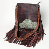 American Darling Cross Body Hand Tooled Full Grain Genuine Leather Western Women Bag Handbag Purse | Crossbody for Cute