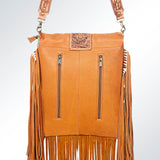 American Darling Cross Body Hand Tooled Saddle Blanket Genuine Leather Western Women Bag Handbag Purse | Crossbody for Cute