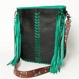 American Darling Large Cross Body Full Grain Genuine Leather Western Women Bag Handbag Purse | Crossbody for Cute