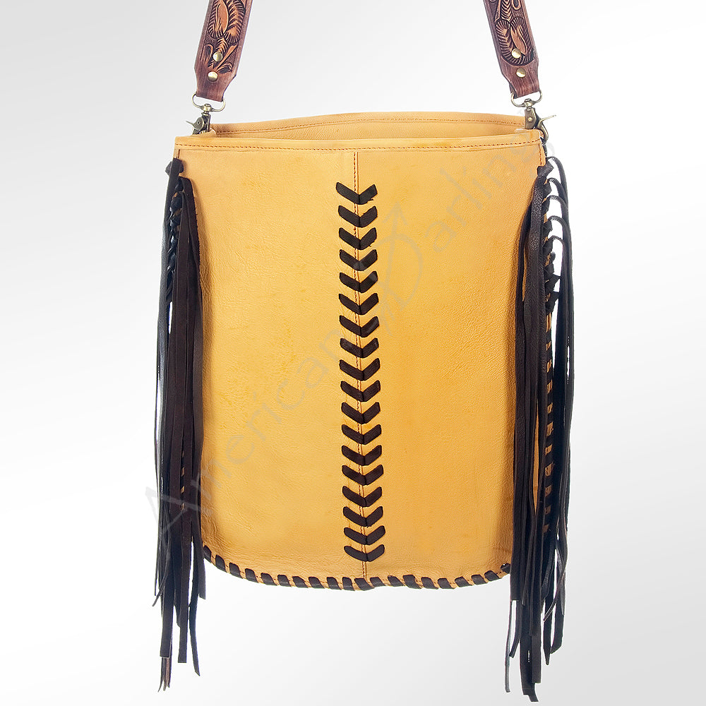 American Darling Large Cross Body Full Grain Genuine Leather Western Women Bag Handbag Purse | Crossbody for Cute