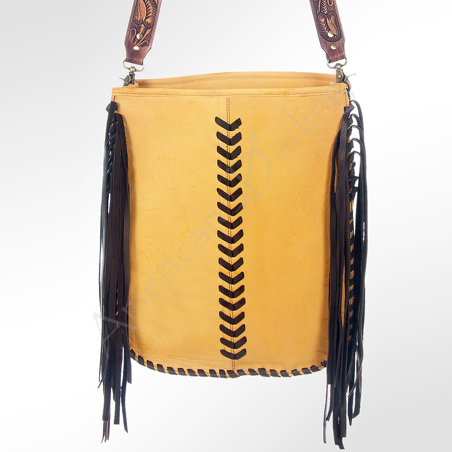 American Darling Large Cross Body Full Grain Genuine Leather Western Women Bag Handbag Purse | Crossbody for Cute