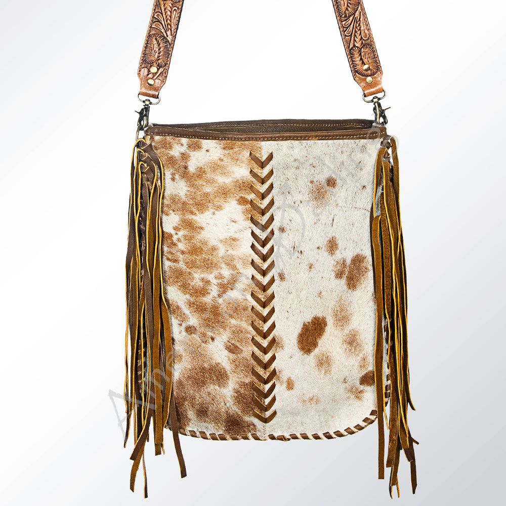 American Darling Large Cross Body Full Grain Genuine Leather Western Women Bag Handbag Purse | Crossbody for Cute