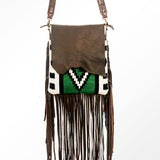 American Darling Large Crossbody Saddle Blanket Genuine Leather Western Women Bag Handbag Purse | Travel Bags College Casual