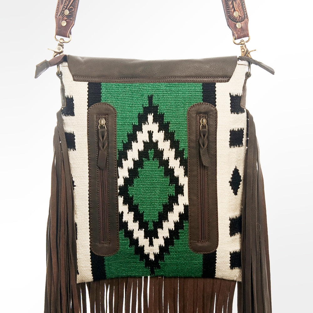 American Darling Large Crossbody Saddle Blanket Genuine Leather Western Women Bag Handbag Purse | Travel Bags College Casual