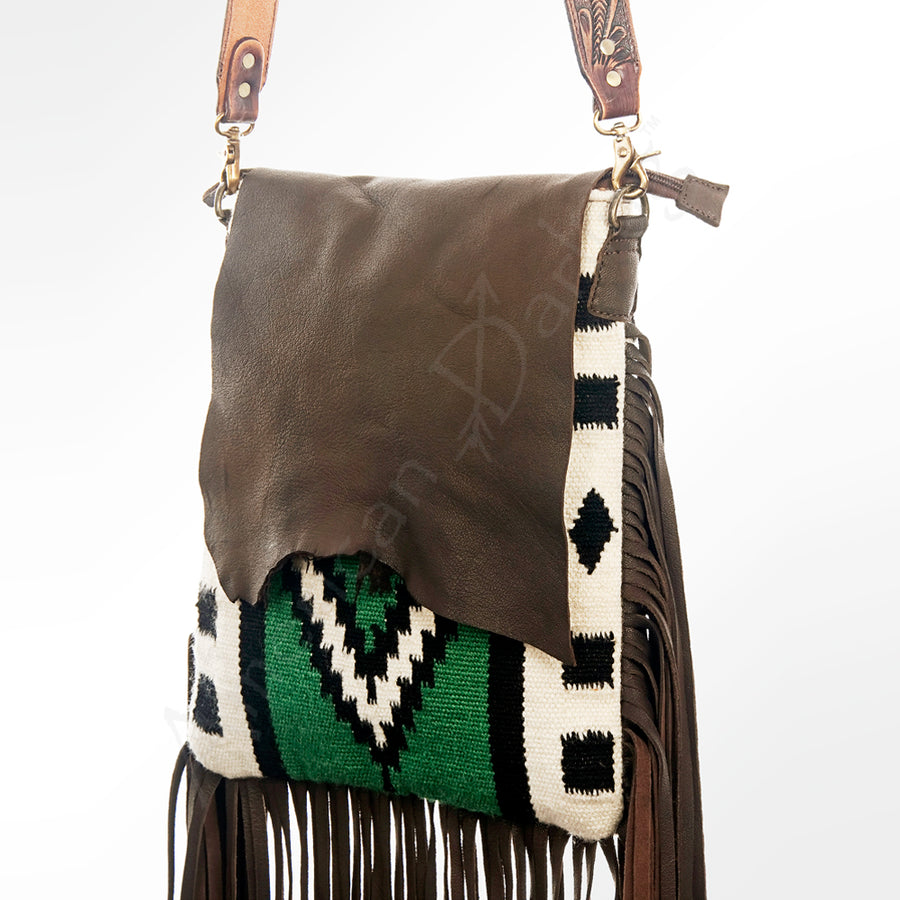 American Darling Messenger Saddle Blanket Genuine Leather Western Women Bag Handbag Purse | Travel Bags College - Uhorse