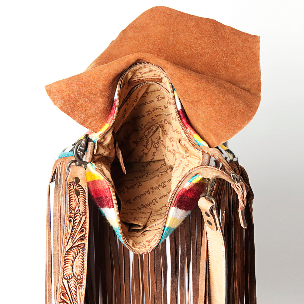 American Darling Large Crossbody Saddle Blanket Genuine Leather Western Women Bag Handbag Purse | Travel Bags College Casual