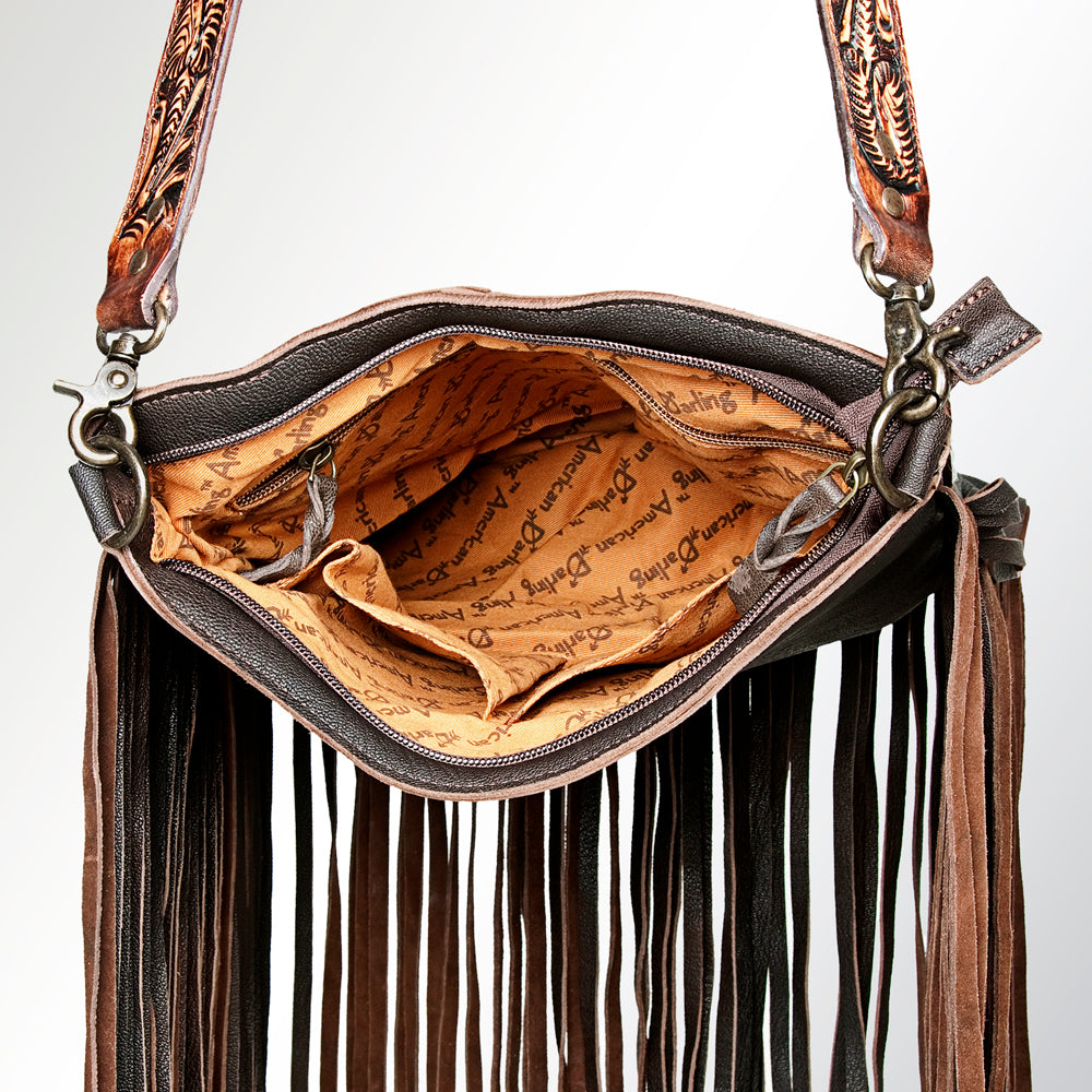 American Darling Cross Body Hair-On Genuine Leather Western Women Bag | Pink Handbag Purse Crossbody for Cute