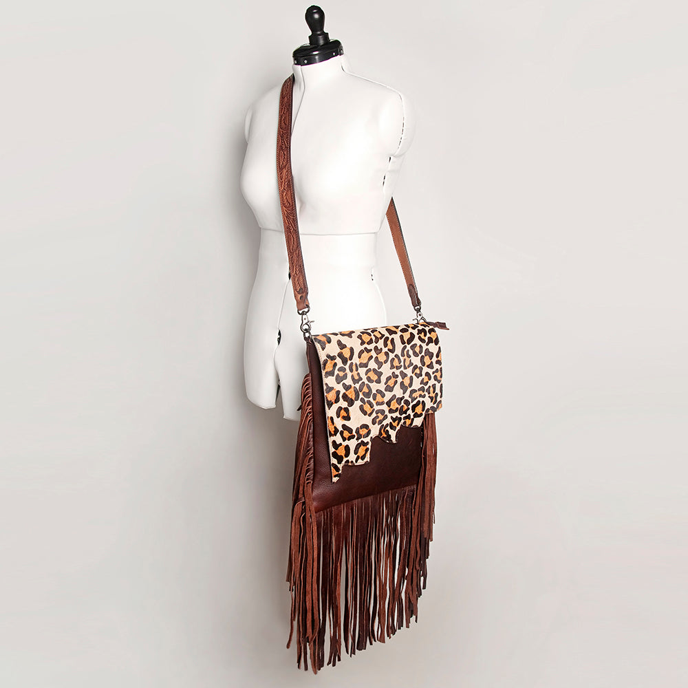 American Darling Cross Body Hair-On Genuine Leather Western Women Bag | Pink Handbag Purse Crossbody for Cute