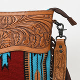 American Darling Signature Crossbody Hand Tooled Saddle Blanket Genuine Leather Western Women Bag Handbag Purse | for Cute