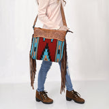 American Darling Signature Crossbody Hand Tooled Saddle Blanket Genuine Leather Western Women Bag Handbag Purse | for Cute